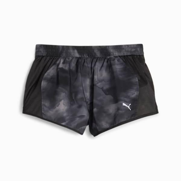 Favourite Velocity 3" Printed Women's Woven Running Shorts, PUMA Black-AOP, extralarge-IND